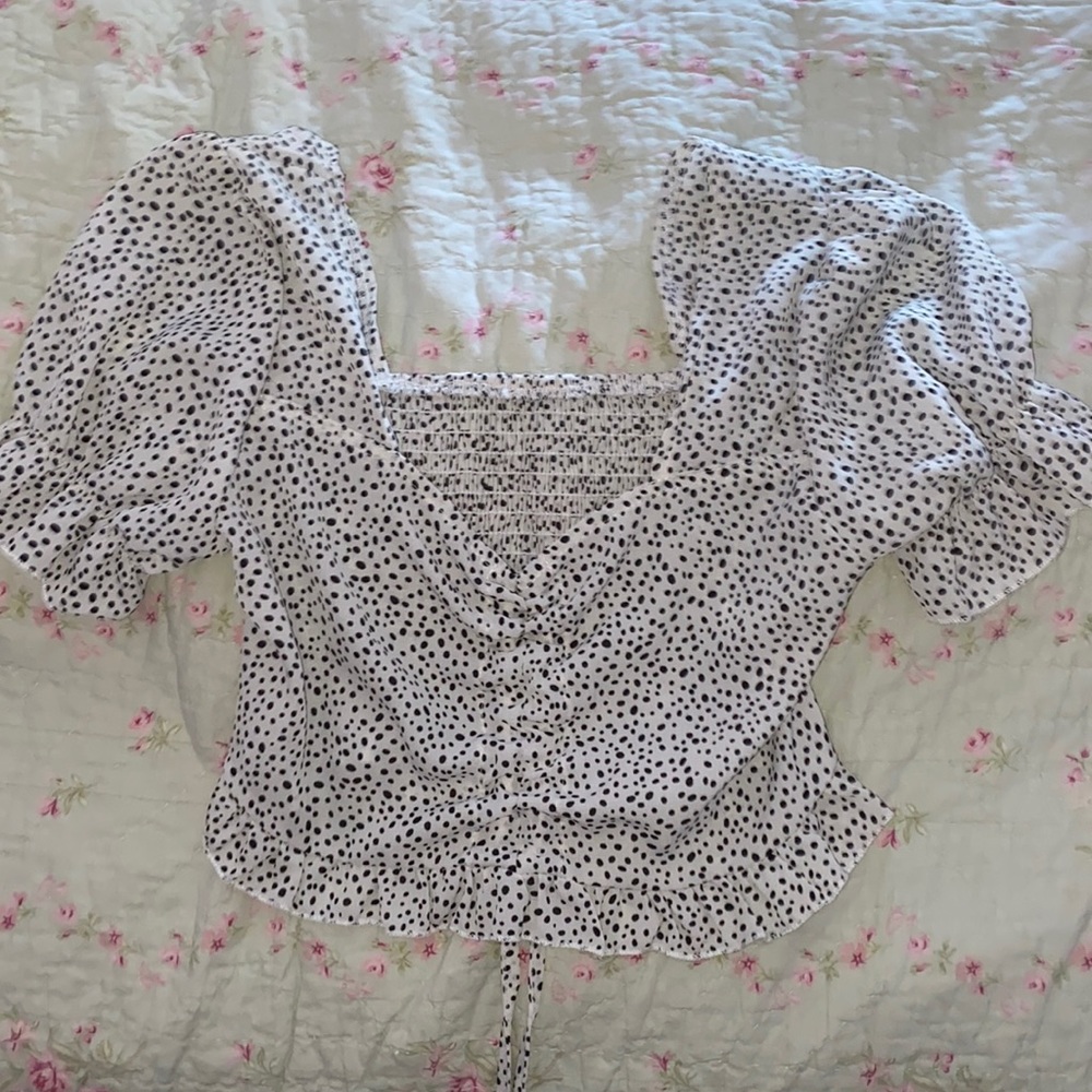 SHEIN drawstring shirt
